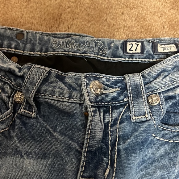 Miss Me jeans NWOT size 27 boot cut - Picture 7 of 8